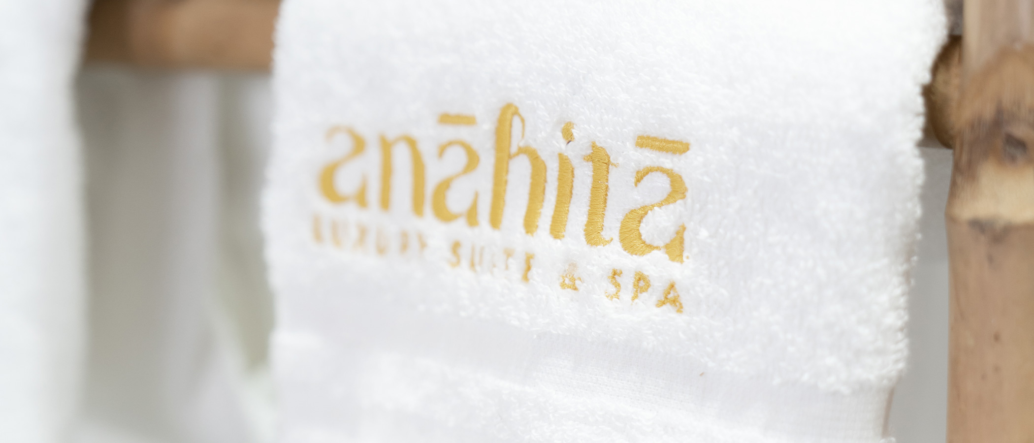 Biancheria personalizzata con logo per Anahita Luxury Suite & Spa