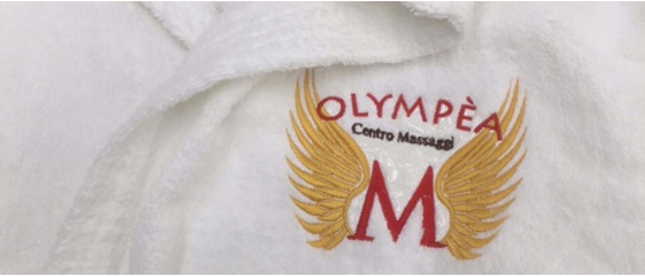 Spugne Personalizzate per il Centro massaggi Olympea di Barletta