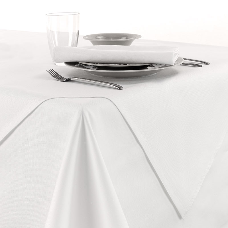 White Panama Tablecloth